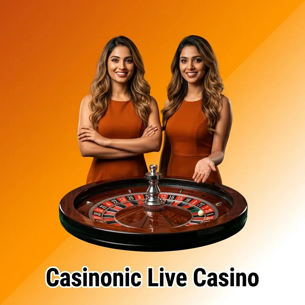 Casinonic Live Casino mit Echtzeit-Dealer-Tischen von Evolution und Pragmatic Play Live